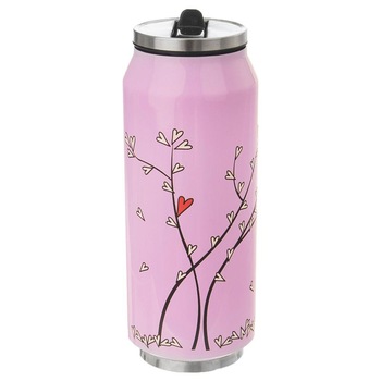 Cana termos Orion, Inox, 400 ml, Roz Cana termos Orion, Inox, 400 ml, Roz