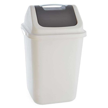 Cos gunoi Dust, Orion, Plastic, Capac, 12 L, Alb Cos gunoi Dust, Orion, Plastic, Capac, 12 L, Alb