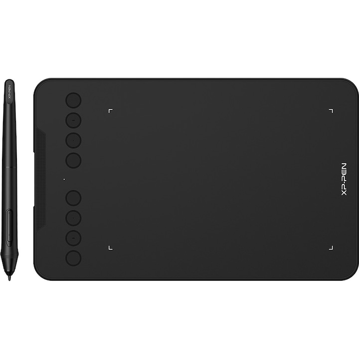 XP-PEN Deco Mini7 grafikus tábla, 7x4,37 hüvelykes, dönthető, OTG + Android, USB Type-C, 8192 nyomásszint, 10 tartalék hegyet tartalmaz