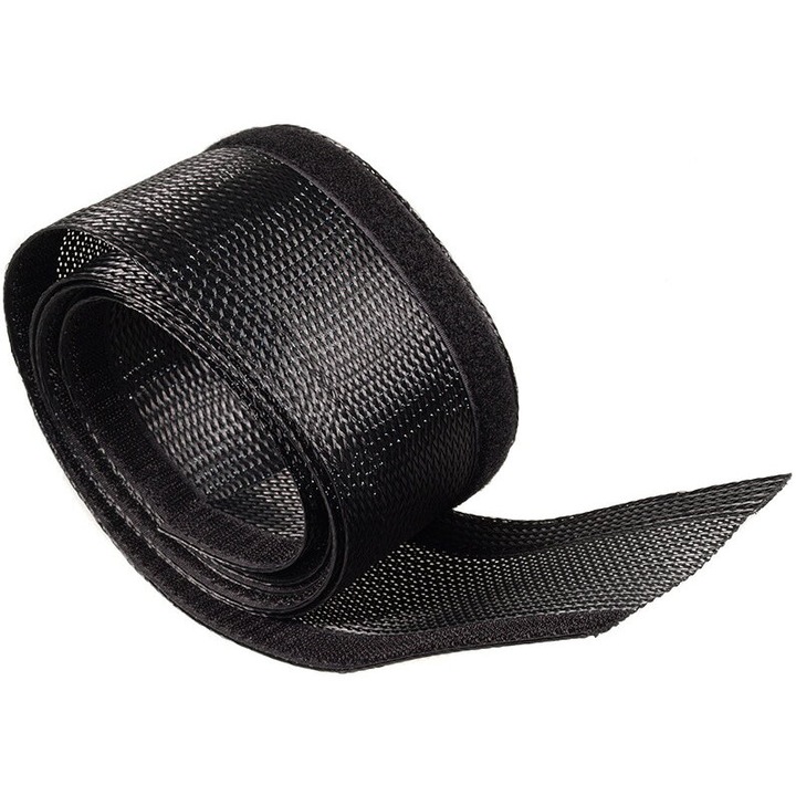 Lampa inelara circulara 12" LED, 20W, MCE612, negru