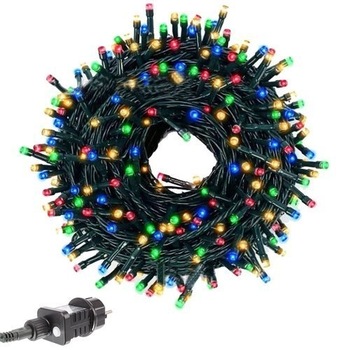 Instalatie de Craciun cu 200 led-uri , multicolor, 31v Instalatie de Craciun cu 200 led-uri , multicolor, 31v