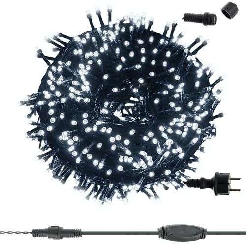 Instalatie de Craciun , 300 led-uri, lumina rece