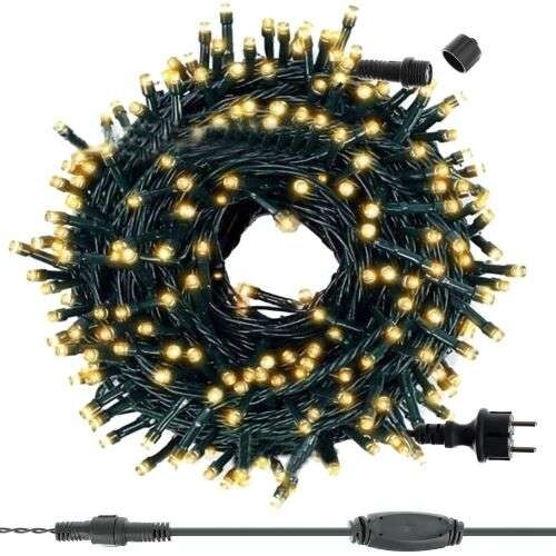 Instalatie de Craciun , 200 led-uri,lumina calda