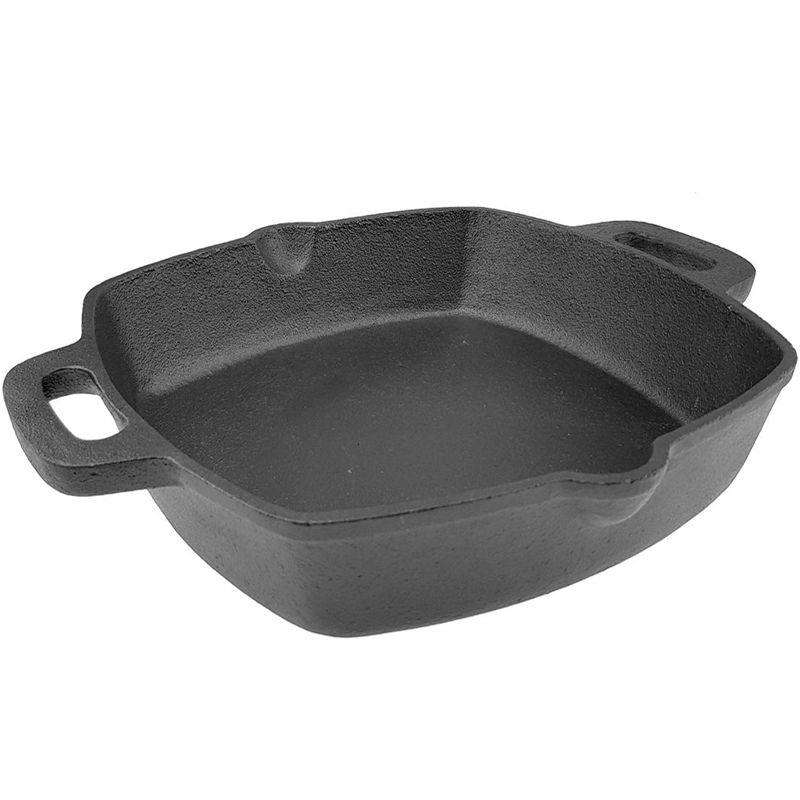 Tigaie HIT, Fonta, 25 x 25 cm, Negru