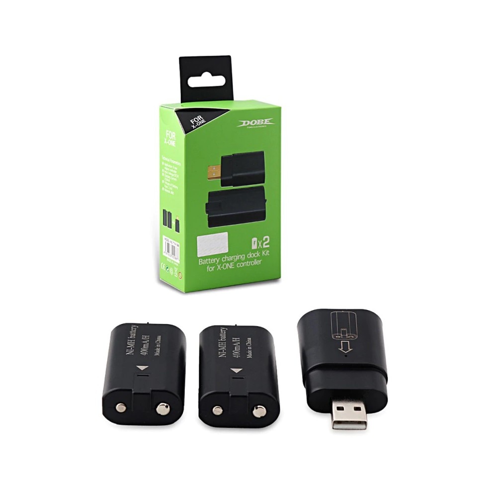 Set 2bucati baterii nimh 600mah cu statie de andocare usb compatibila xbox one