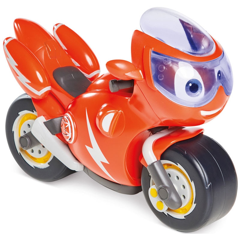 Motocicleta tomy, Ricky Zoom cu lumini si sunete, rosie