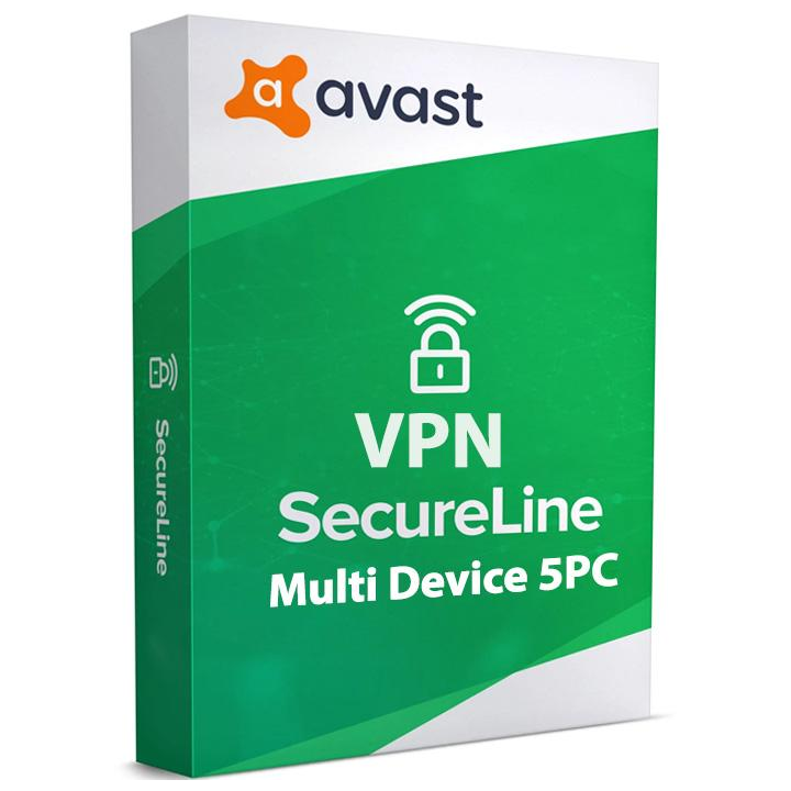 Avast SecureLine VPN - 5 устройства / 1 година електронен лиценз