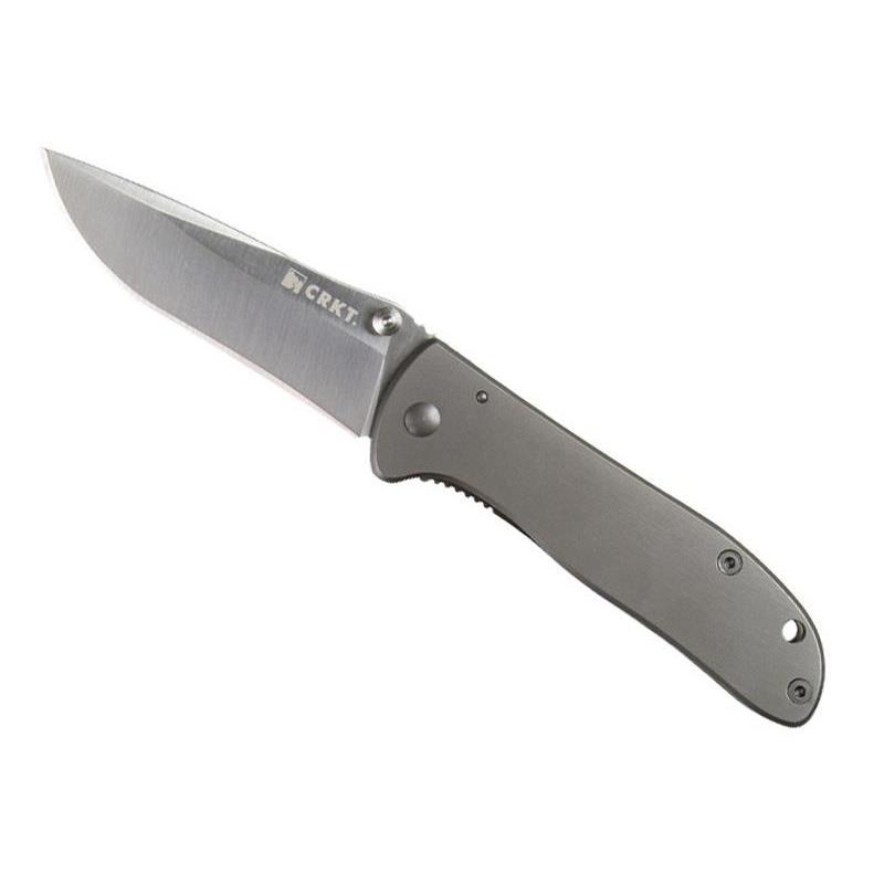 Cutit CRKT, Drifter, Otel/Inox, 9 cm, Argintiu