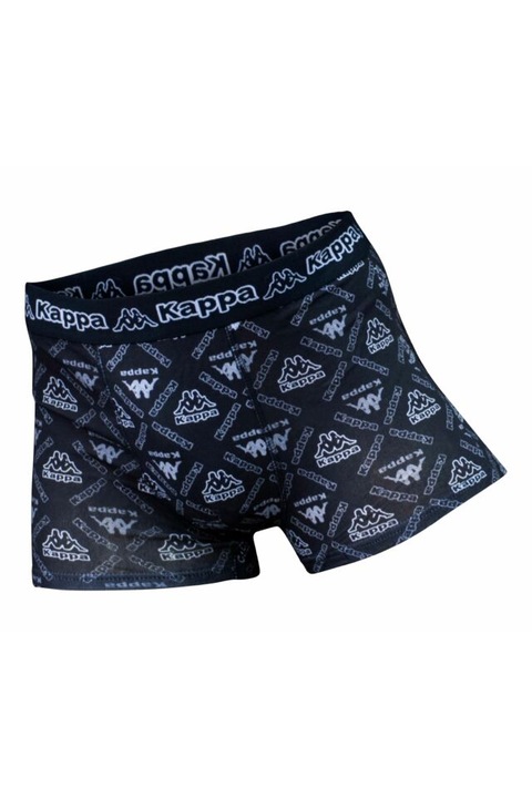 Boxer pentru bărbați KAPPA cu logo alb-negru