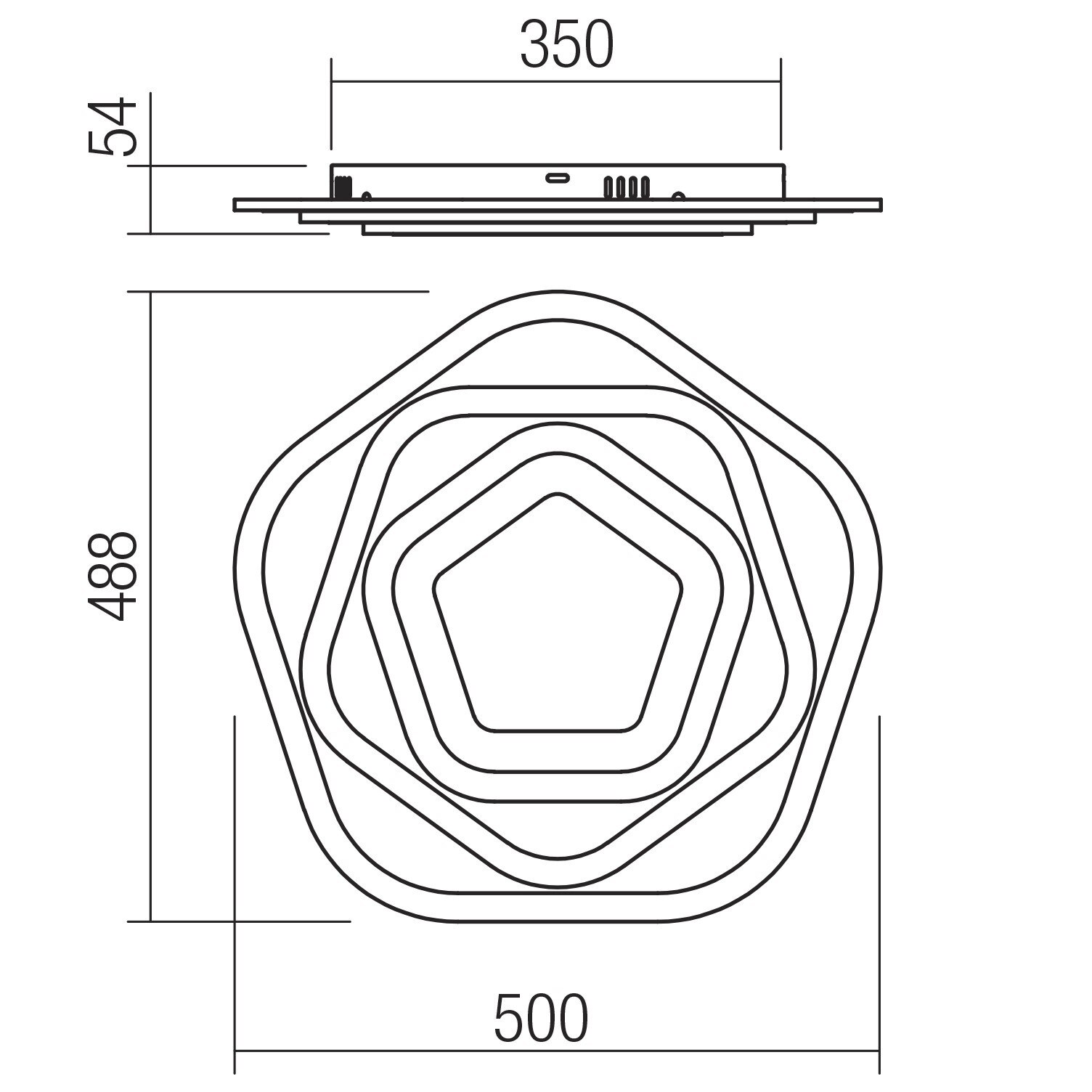 PLAFONIERA LED IP67 D107 FLUSH 12V PL, Luci E Plafoniere Impermeabili / PLAFONIERA  LED IP67 D107 FLUSH 12V PL