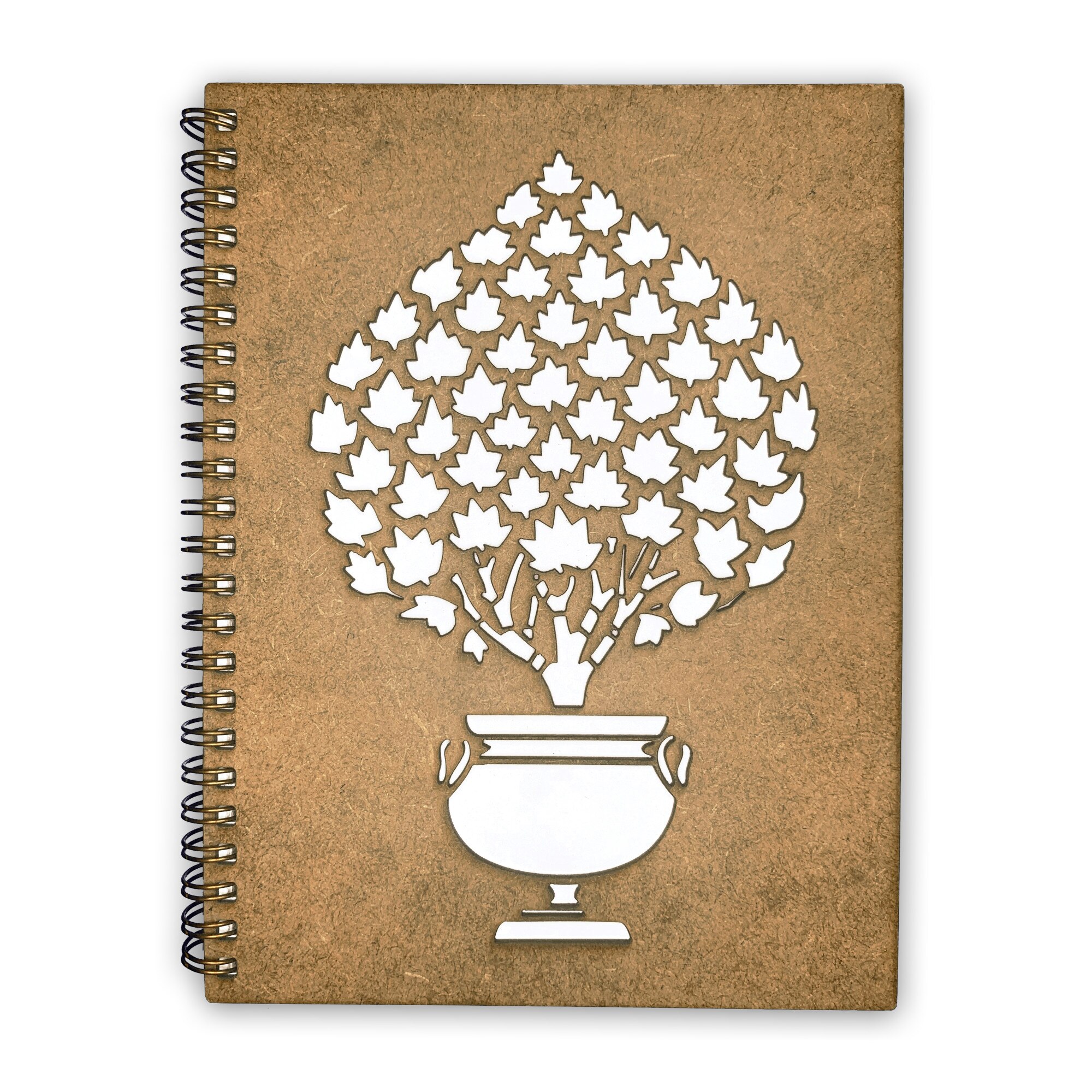 Agenda Lemn Decupata A5 80 file - Bonsai