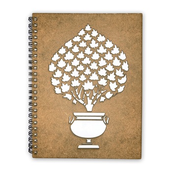 Agenda Lemn Decupata A5 80 file - Bonsai Agenda Lemn Decupata A5 80 file - Bonsai