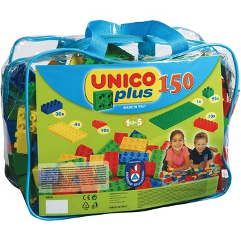 Set constructie Unico 150 piese in geanta Set constructie Unico 150 piese in geanta
