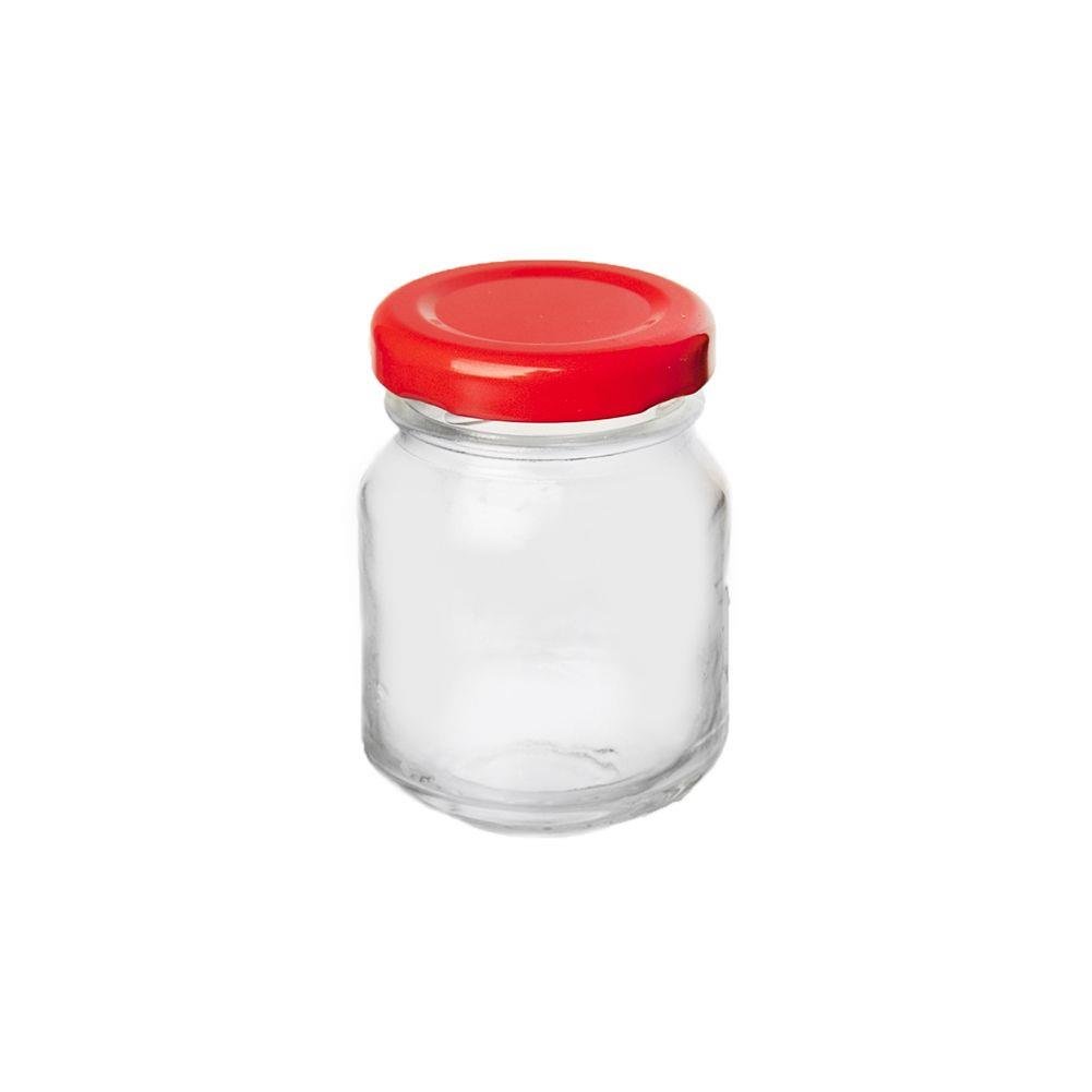 Borcan cu capac, Orion, Sticla, Transparent, 80 ml