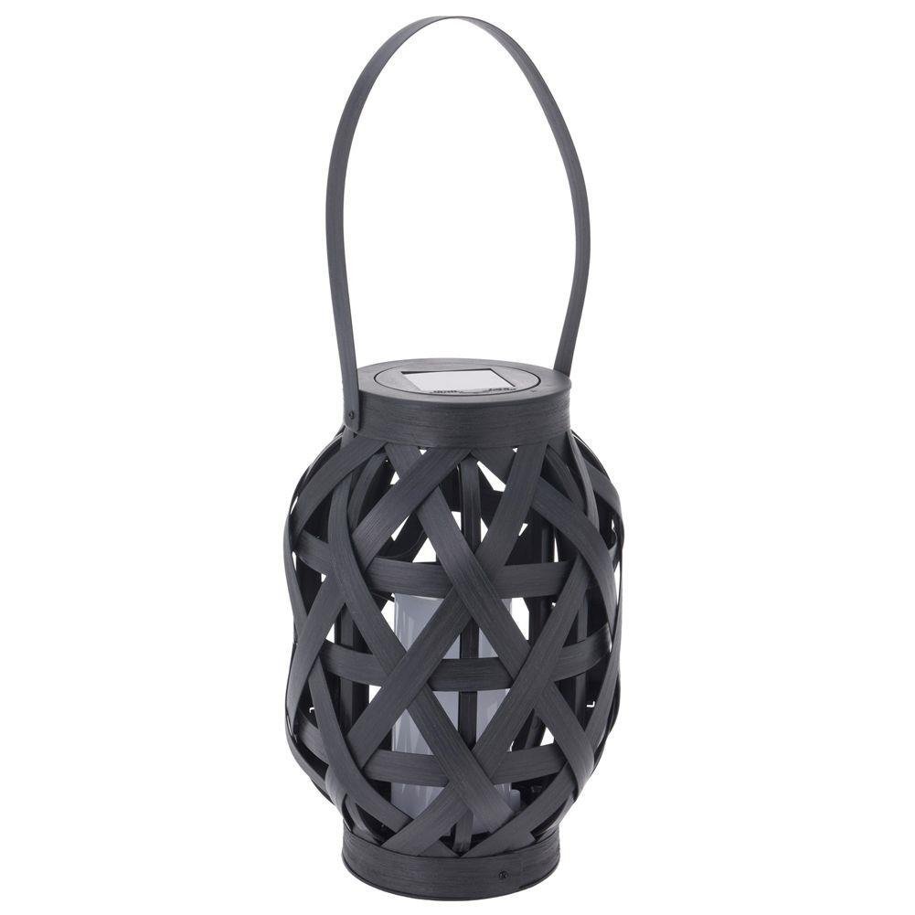 Lampa solara gradina, Home Styling Collection, LED, 17x24.5 cm, Negru