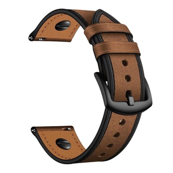 Curea piele Tech-Protect Screwband compatibila cu Samsung Galaxy Watch 4 / Galaxy Watch 4 Classic Brown Curea piele Tech-Protect Screwband compatibila cu Samsung Galaxy Watch 4 / Galaxy Watch 4 Classic Brown