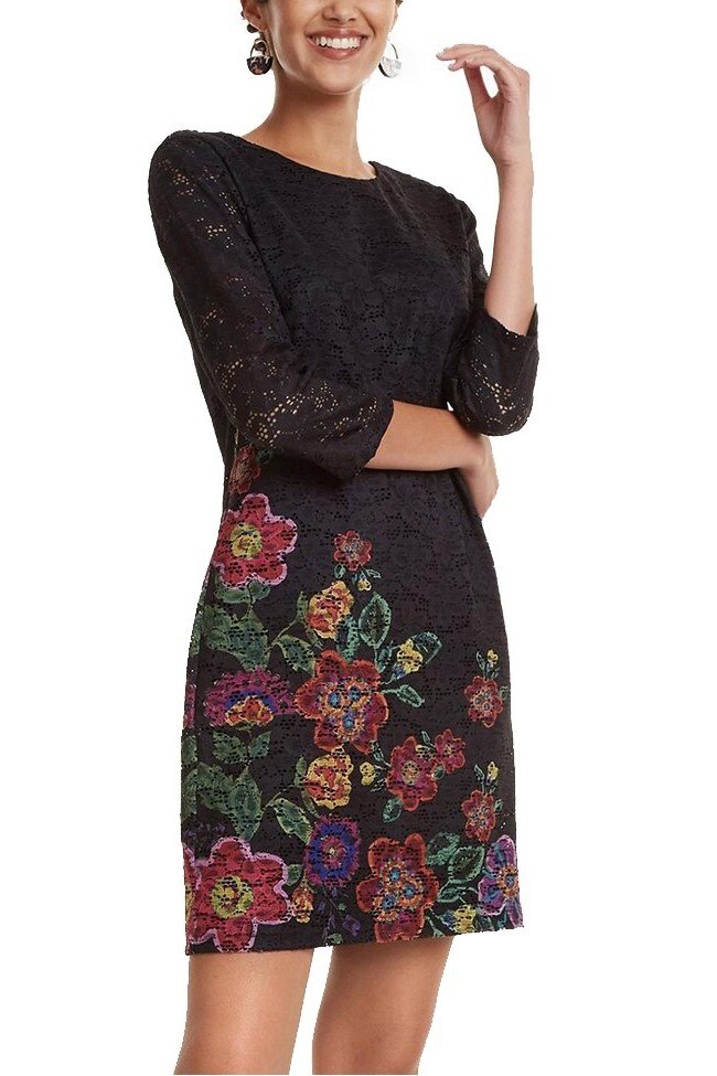 Rochie Dama cu imprimeu floral, Desigual-Lupe