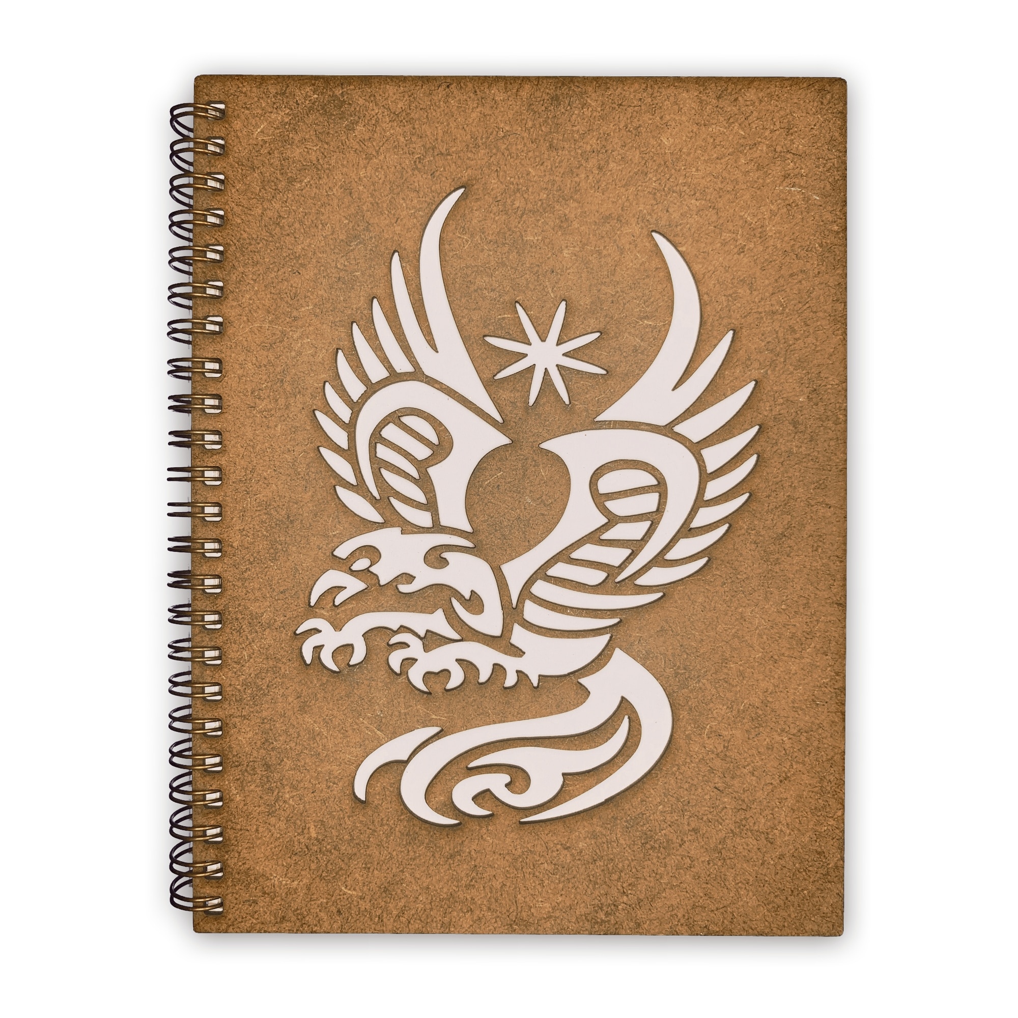 Agenda Lemn Decupata A5 80 file - Phoenix