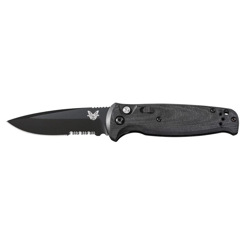 Briceag Composite Lite Auto, Benchmade, BN4300SBK, Otel, Maner G10, 20 cm, Negru