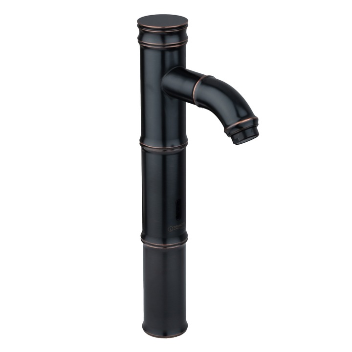 Baterie lavoar cu senzor TRENDY’S, montare pe blat negru antichizat