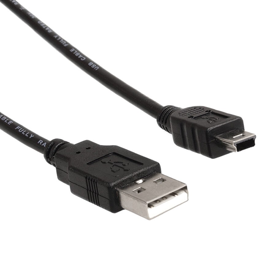 Cablu USB 2.0, Maclean, MCTV-748, plug-mini plug, 1.5 m, Negru