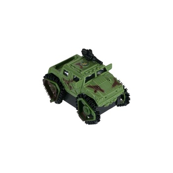 Masina de teren, model armata, cu baterii, Verde Masina de teren, model armata, cu baterii, Verde