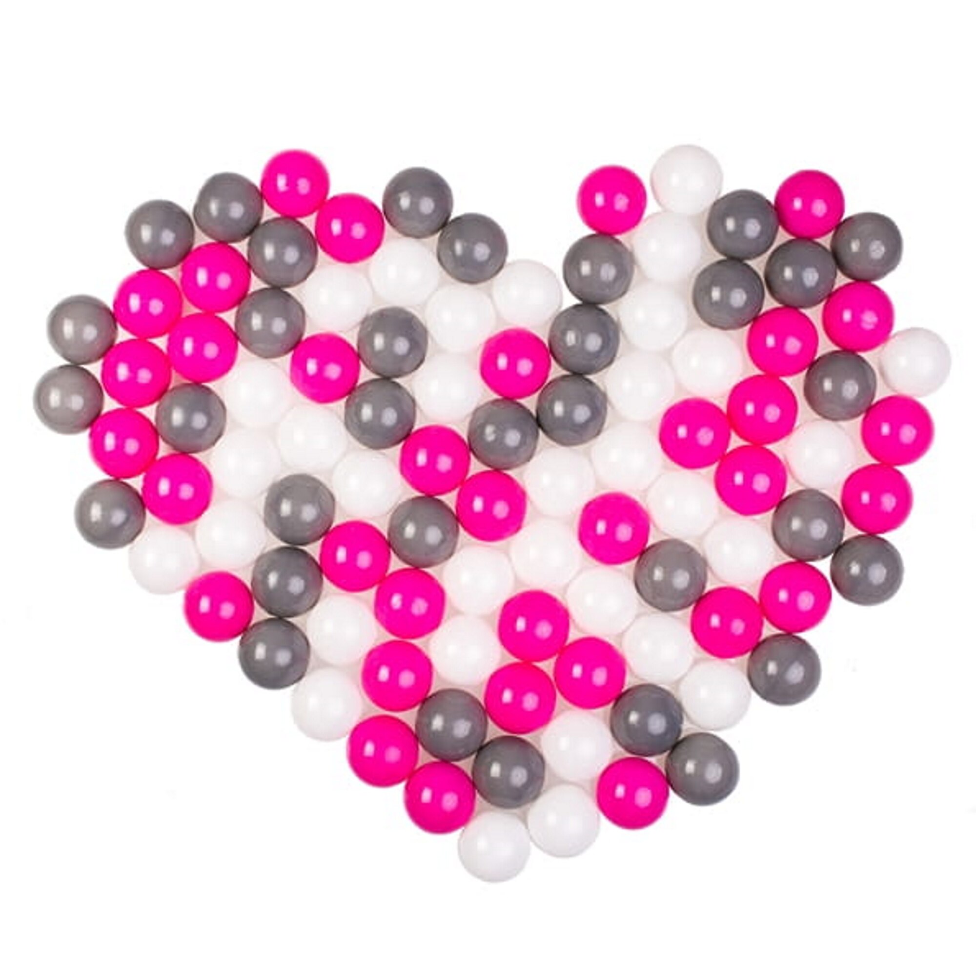 Set de joaca 100 bile colorate idealSTORE, Diametru bila 6 cm, Material moale si durabil, Nontoxic Ideal pentru piscine, parcuri de joaca si corturi