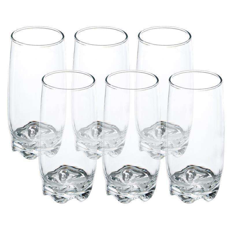 Set 6 pahare Adora, Orion, Sticla, Transparent, 390 ml