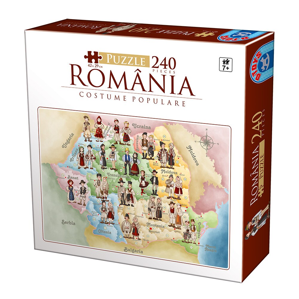 Puzzle D-Toys 240 piese Romania Costume populare