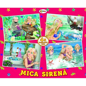 Puzzle 59 de piese - Mica Sirena, 59 piese Puzzle 59 de piese - Mica Sirena, 59 piese