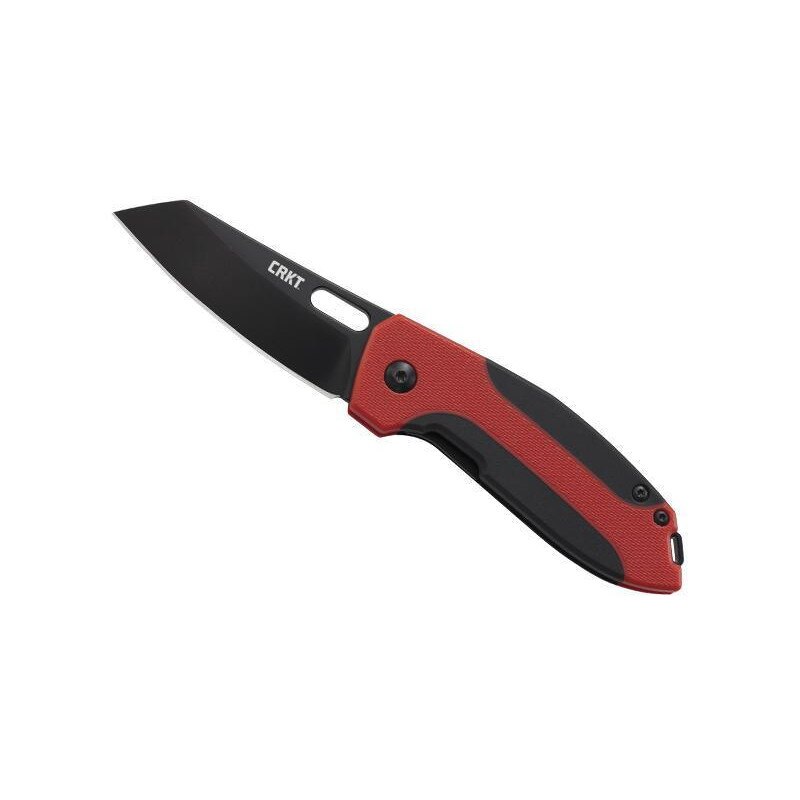 Briceag CRKT, Sketch, Otel/ABS, 10 cm, Negru/Rosu