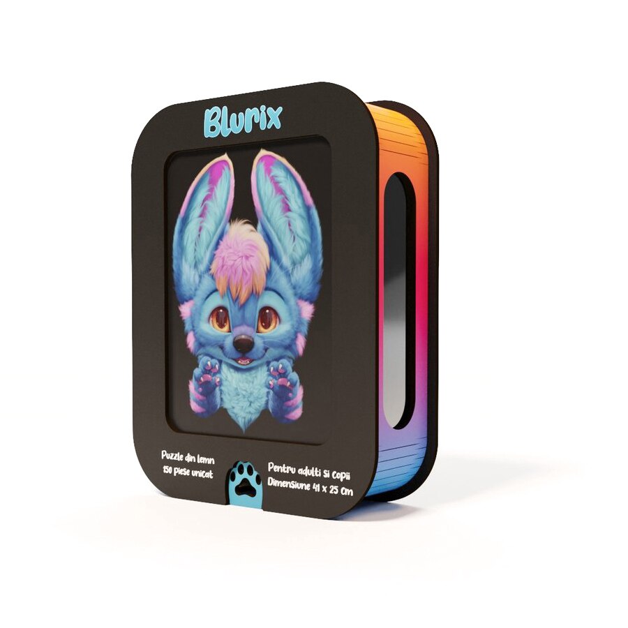 Puzzle din Lemn, Blurix, 151 piese, 41x25 cm