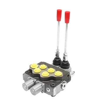 Distribuitor hidraulic cu 2 manete supapa de siguranta SD11 debit 80L/min levier si reductie -15 /+80 Breckner Germany Distribuitor hidraulic cu 2 manete supapa de siguranta SD11 debit 80L/min levier si reductie -15 /+80 Breckner Germany