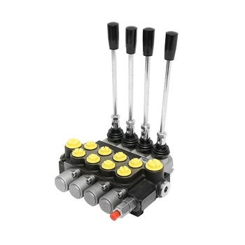 Distribuitor hidraulic cu 4 manete debit 40L/min cu levier si reductie incluse -15 /+80 Breckner Germany Distribuitor hidraulic cu 4 manete debit 40L/min cu levier si reductie incluse -15 /+80 Breckner Germany