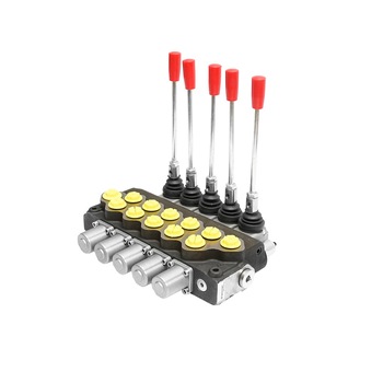 Distribuitor hidraulic cu 5 manete supapa de siguranta SD11 debit 80L/min levier si reductie -15 /+80 Breckner Germany Distribuitor hidraulic cu 5 manete supapa de siguranta SD11 debit 80L/min levier si reductie -15 /+80 Breckner Germany