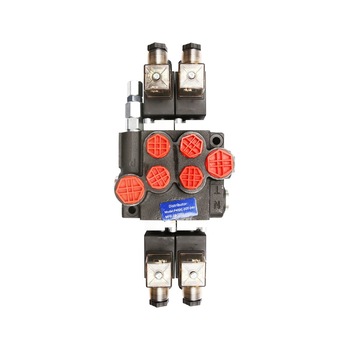 Distribuitor hidraulic P40 electromagnetic cu 2 cai, 24V Breckner Germany Distribuitor hidraulic P40 electromagnetic cu 2 cai, 24V Breckner Germany