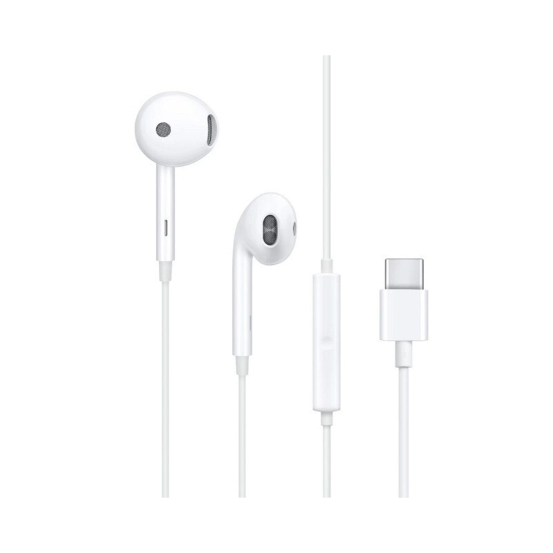 Casti Handsfree Stereo Oppo Mh135-3, Albe, Conexiune Usb- C, Bulk