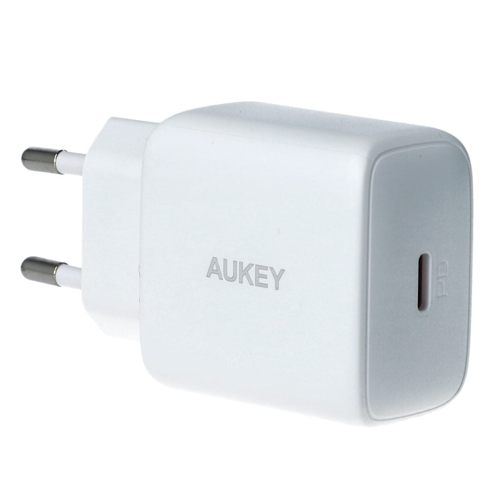Incarcator de perete Aukey Swift II 20W, USB-C PD, alb