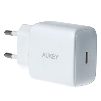Incarcator de perete Aukey Swift II 20W, USB-C PD, alb Incarcator de perete Aukey Swift II 20W, USB-C PD, alb