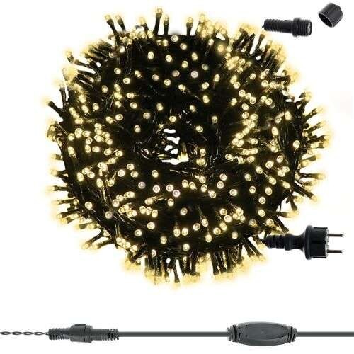 Instalatie de Craciun , 300 led-uri, lumina calda