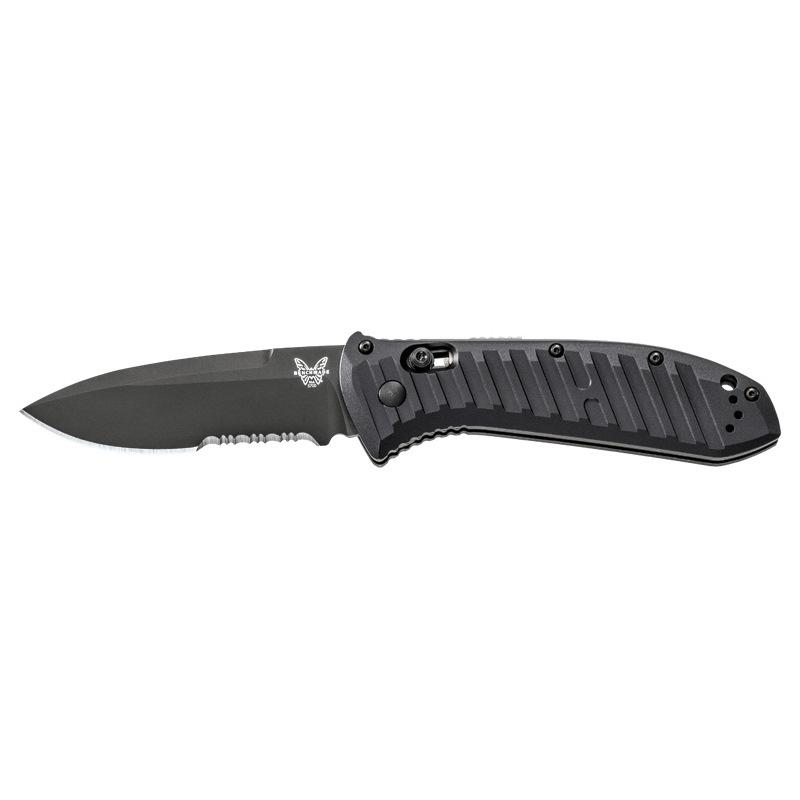 Briceag Auto Presidio II, Benchmade, Otel/Aluminiu, 22.2 cm, Negru