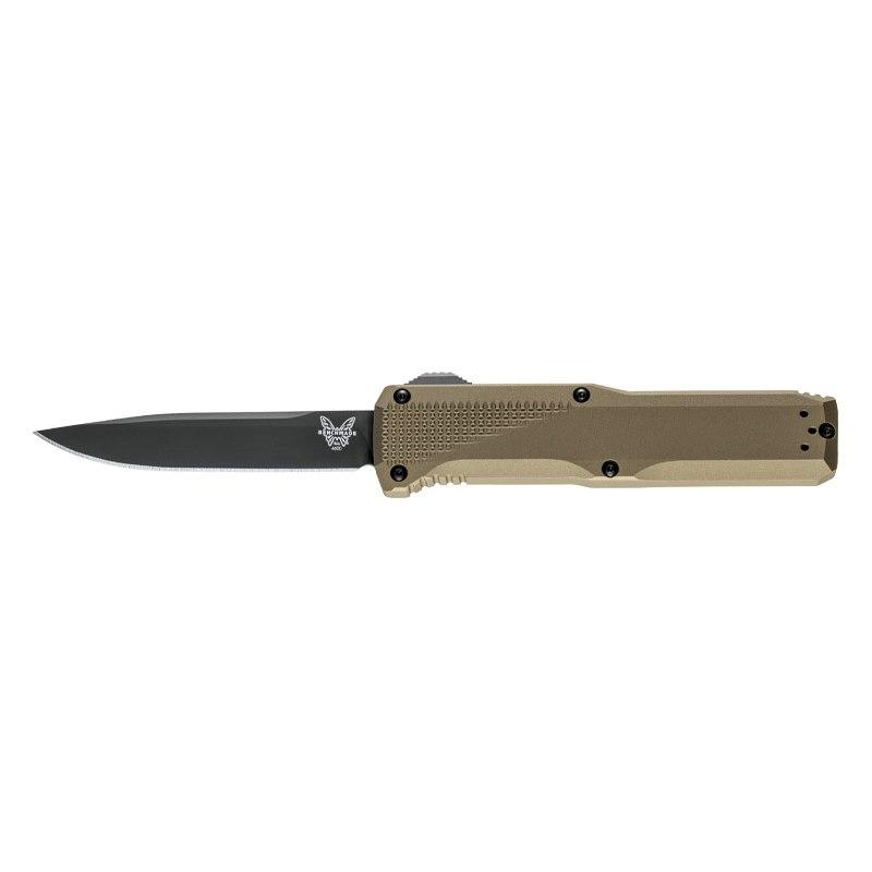 Briceag Auto Phaeton BN4600DLC_1, Benchmade, Otel/Aluminiu, 20.5 cm, Maro
