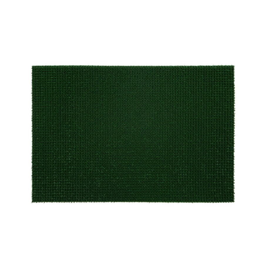 Covor intrare exterior Deco, polietilena, verde, dreptunghiular, 60 x 45 cm