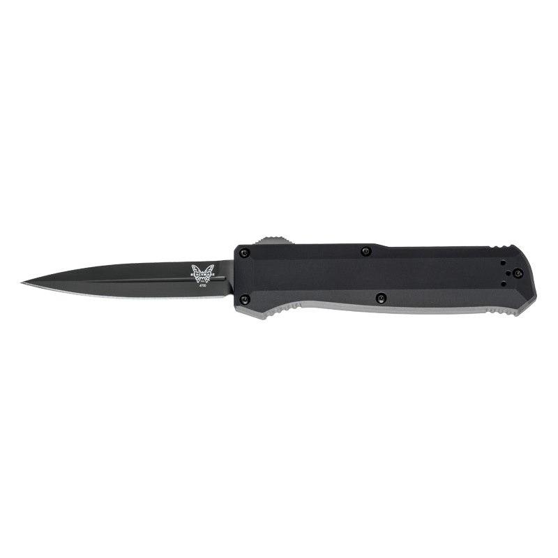 Briceag Auto Precipice, BN4700DLC, Benchmade, Otel/Aluminiu, 20.9 cm, Negru