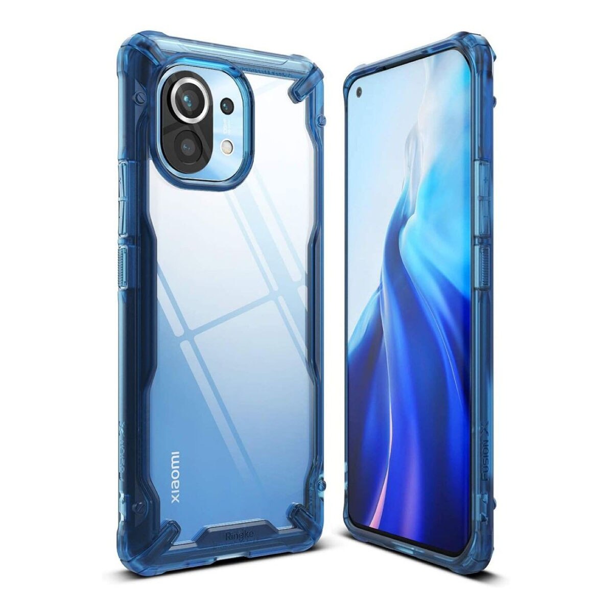 Husa de protectie telefon XIAOMI MI 11, Ringke, Policarbonat, Albastru