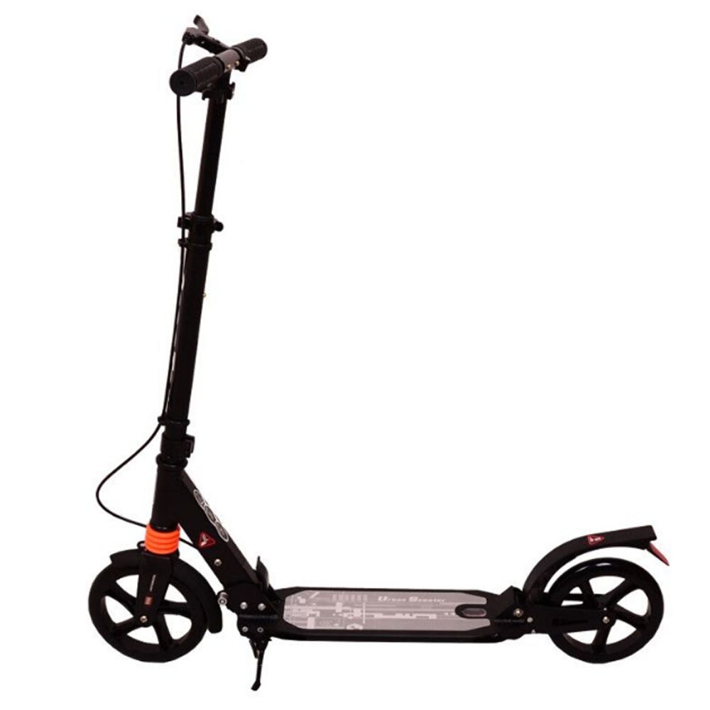 Trotineta RCO cu suspensii si frana de mana din aliaj de aluminiu, roti silicon (PU), rulment ABEC-7, 100 kg, PC611A RCO®