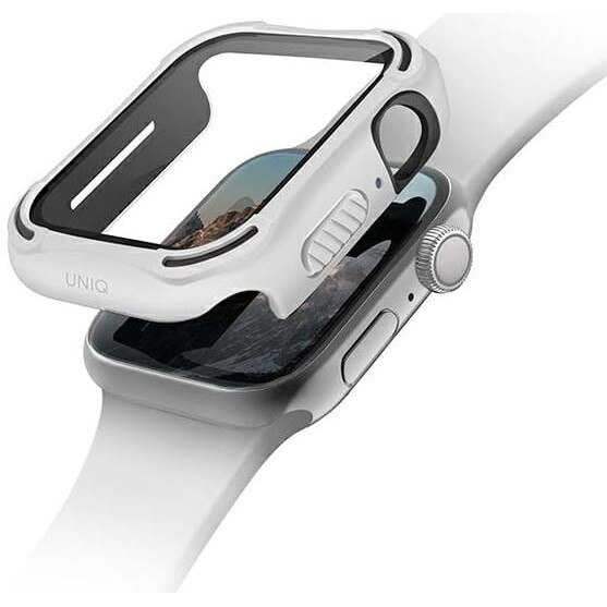 Carcasa Uniq Torres Apple Watch SE / 6/5/4 - 44mm, alb