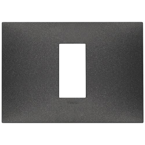 Ornament 1 modul, pentru doza de 3 module, NEGRU carbon mat, Vimar, NEVE UP, 09671.14