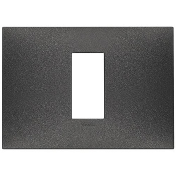 Ornament 1 modul, pentru doza de 3 module, NEGRU carbon mat, Vimar, NEVE UP, 09671.14 Ornament 1 modul, pentru doza de 3 module, NEGRU carbon mat, Vimar, NEVE UP, 09671.14