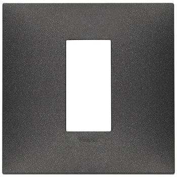 Ornament 1 modul, pentru doza de 2 module, NEGRU carbon mat, Vimar, NEVE UP, 09661.14 Ornament 1 modul, pentru doza de 2 module, NEGRU carbon mat, Vimar, NEVE UP, 09661.14